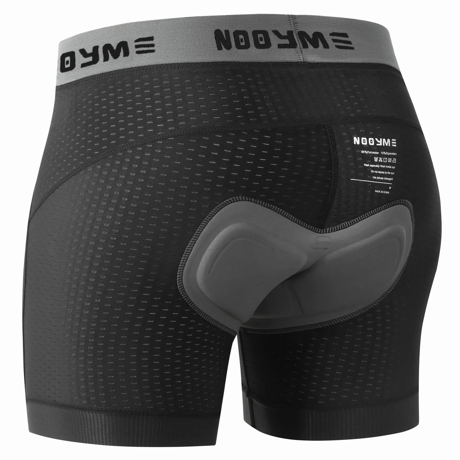 NOOYME Cuissard Velo Cycliste Coussin 4D Rembourré VTT Respirant Séchage Rapide Short Anti-Glissante Homme